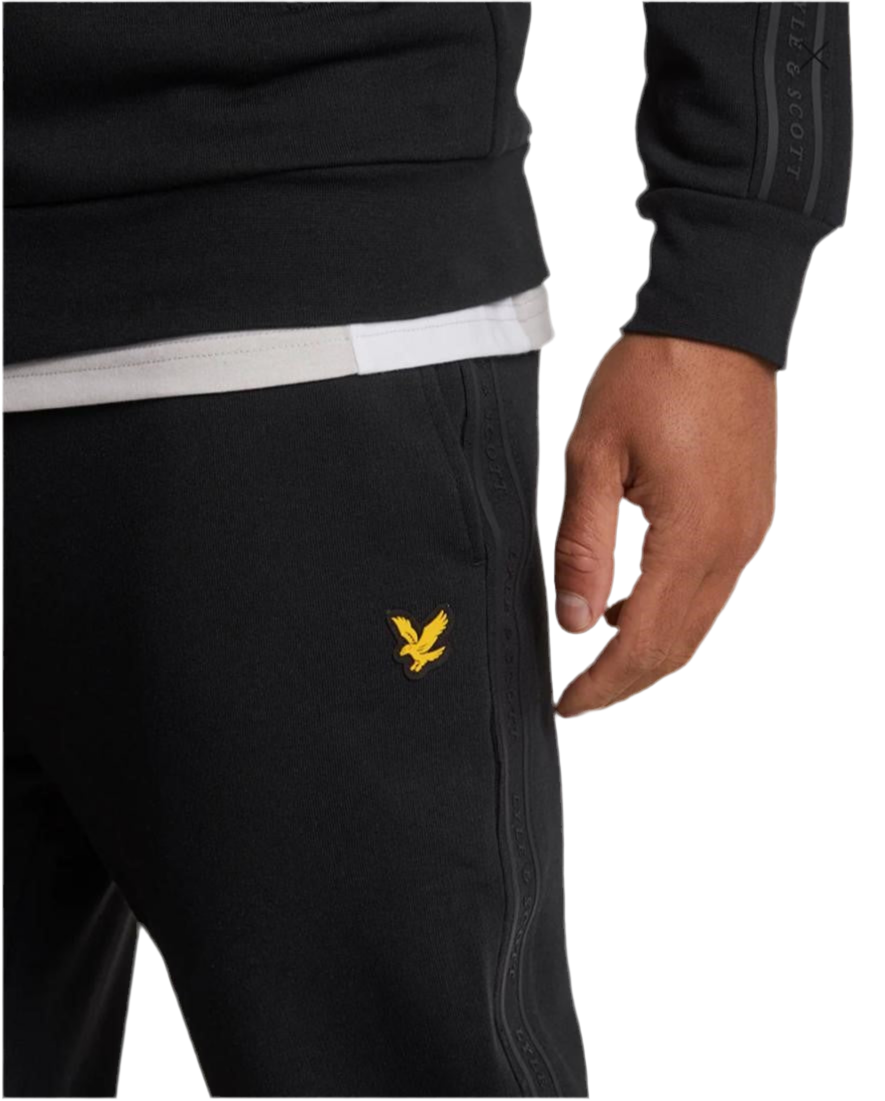 Lyle&Scott ML2188SP tape trackies - Colour Jet black