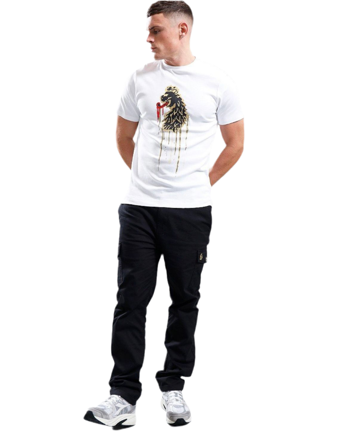 Luke M770154 Drip tease gloss lion t shirt Colour White 