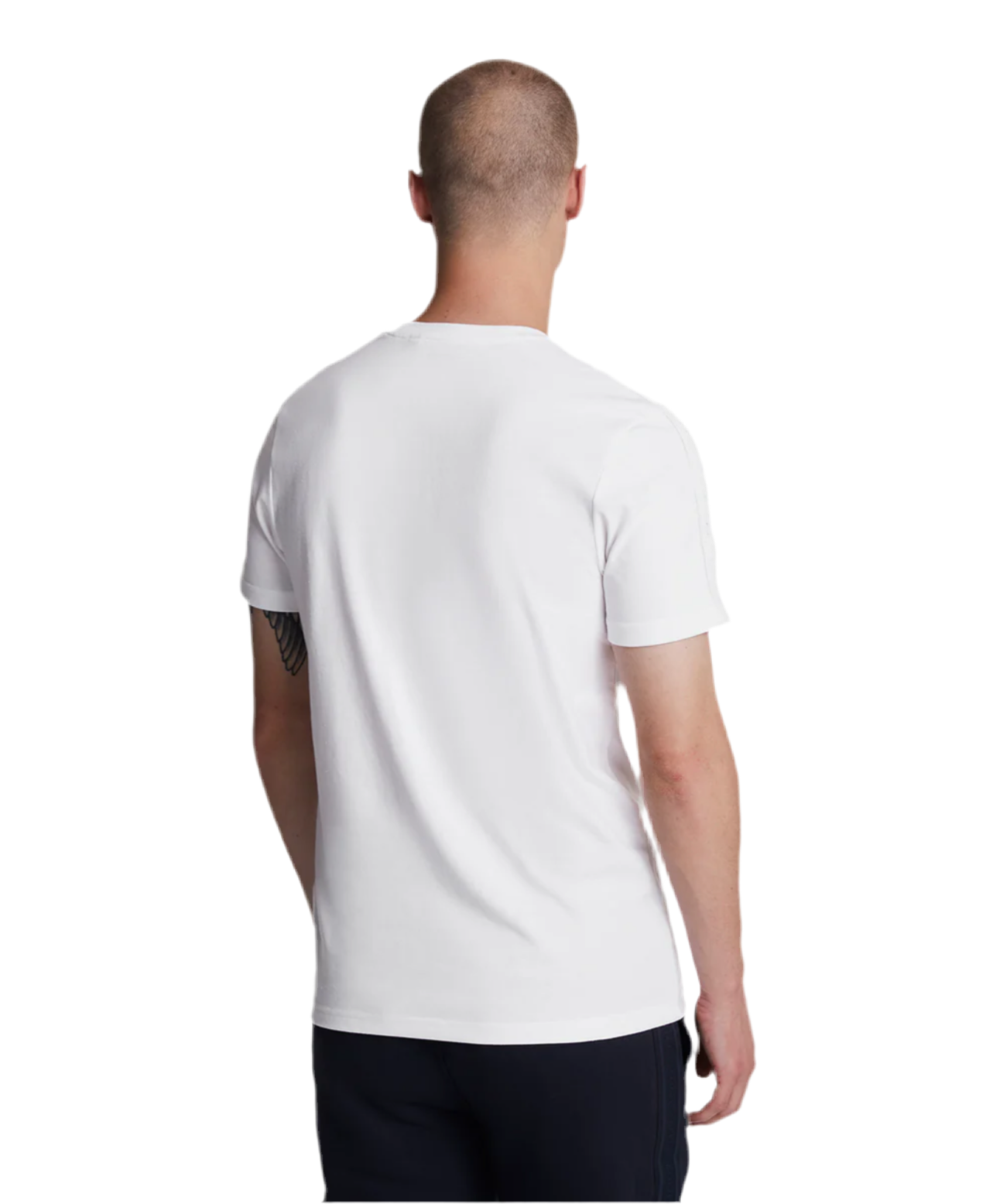 Lyle&Scott TS2181SP tape t shirt - Colour white