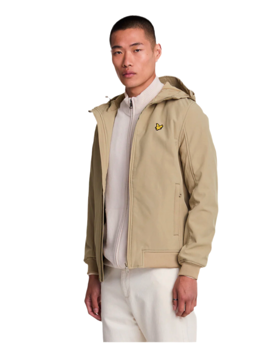 Lyle&Scott JK2110V fleece back softshell jacket - Colour Sage uniform