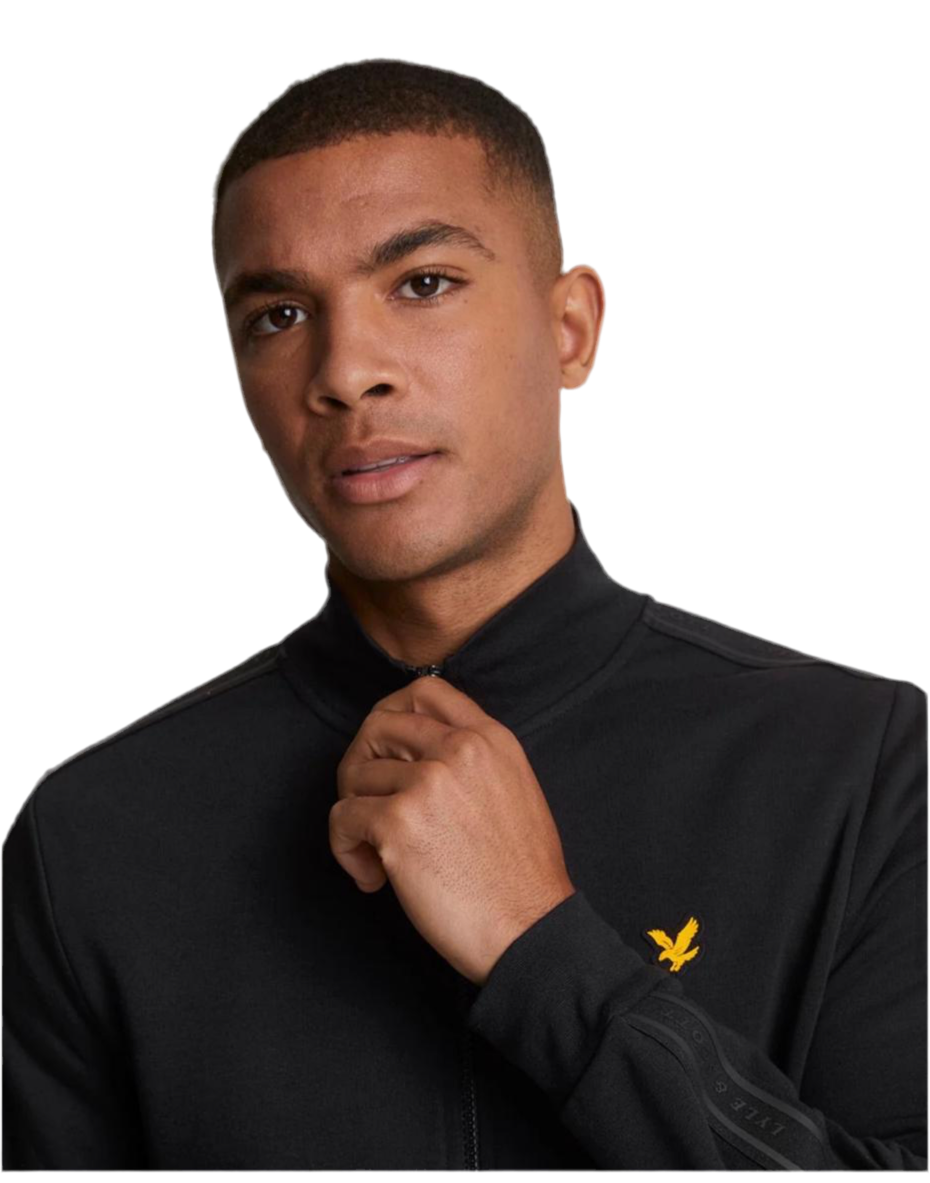 Lyle&Scott ML2185SP tape track top - Colour Black