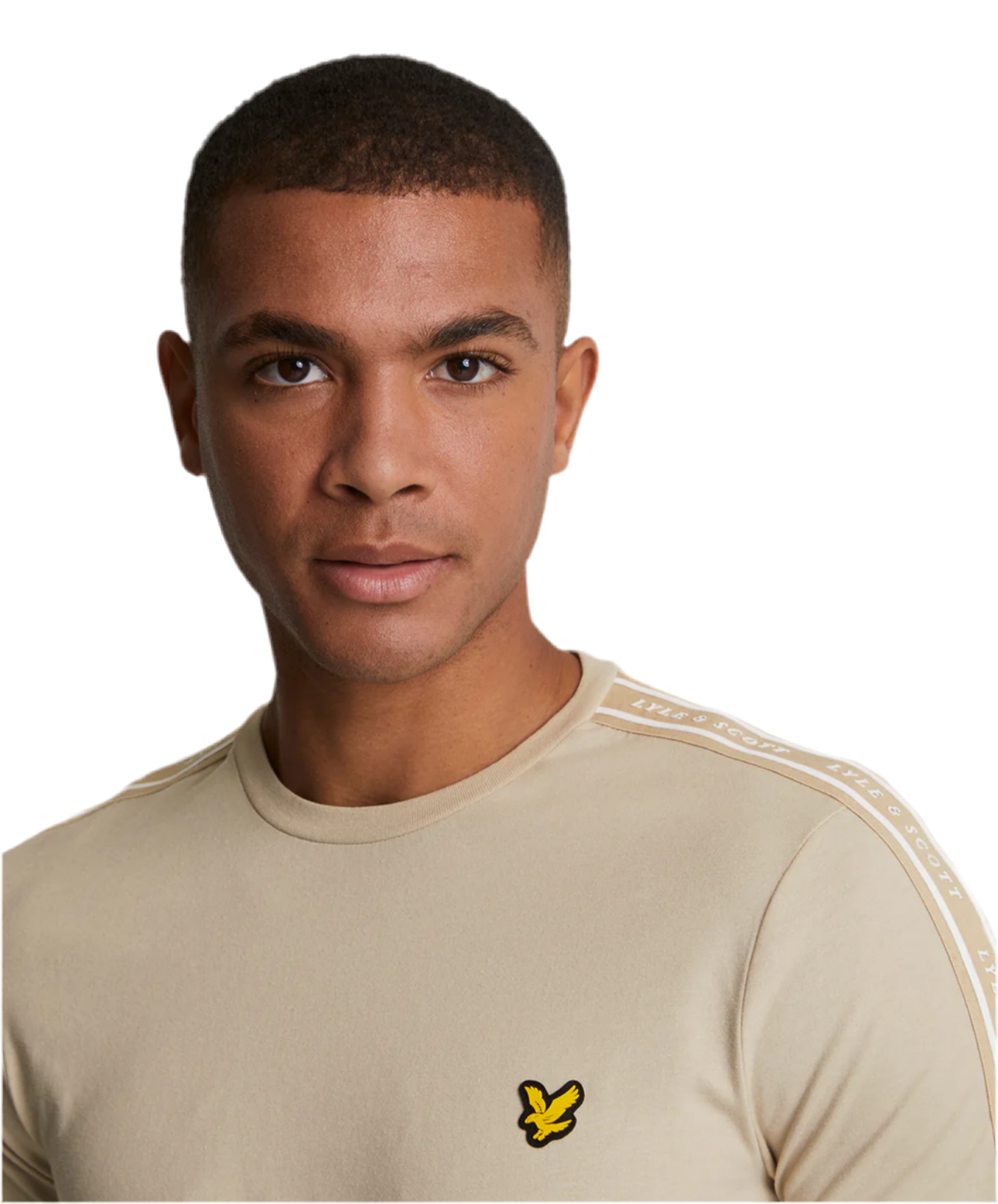 Lyle&Scott TS2181SP tape t shirt - Colour Viaduct