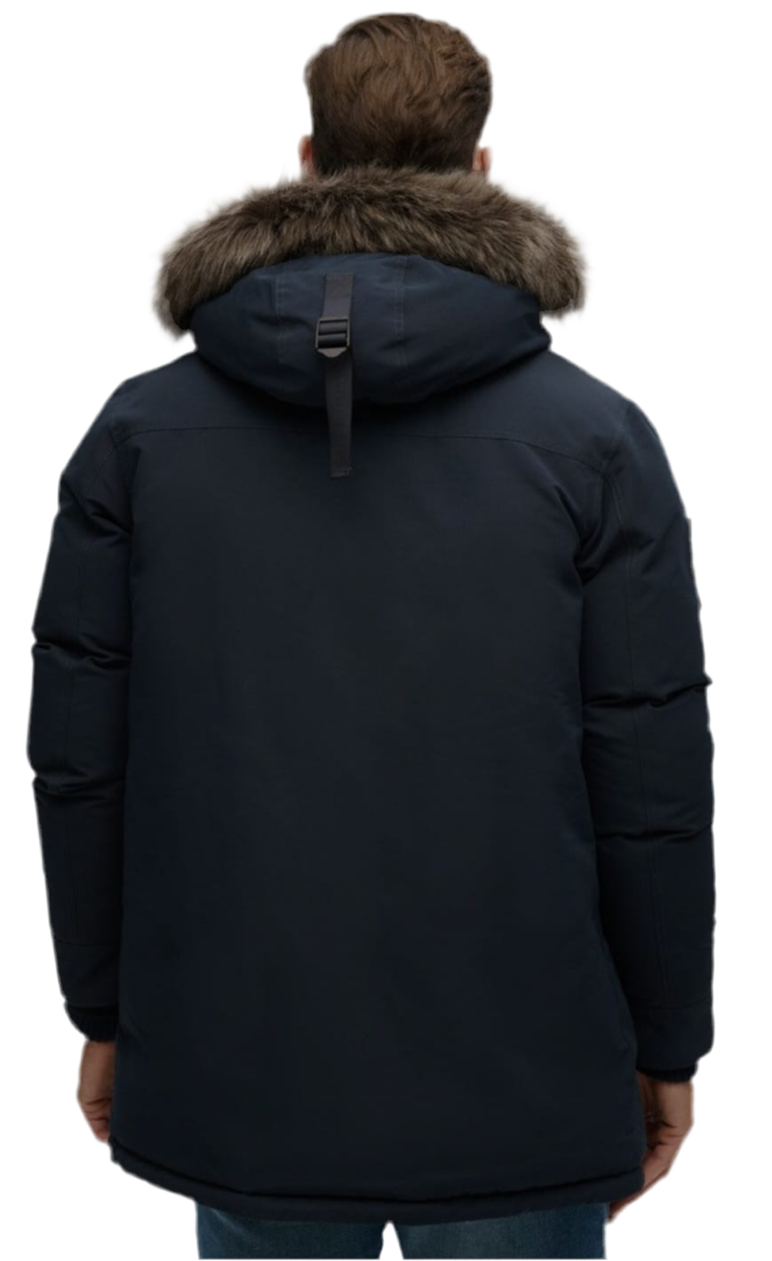 M5011929A - EVEREST FAUX FUR PARKA JACKET - ECLIPSE NAVY