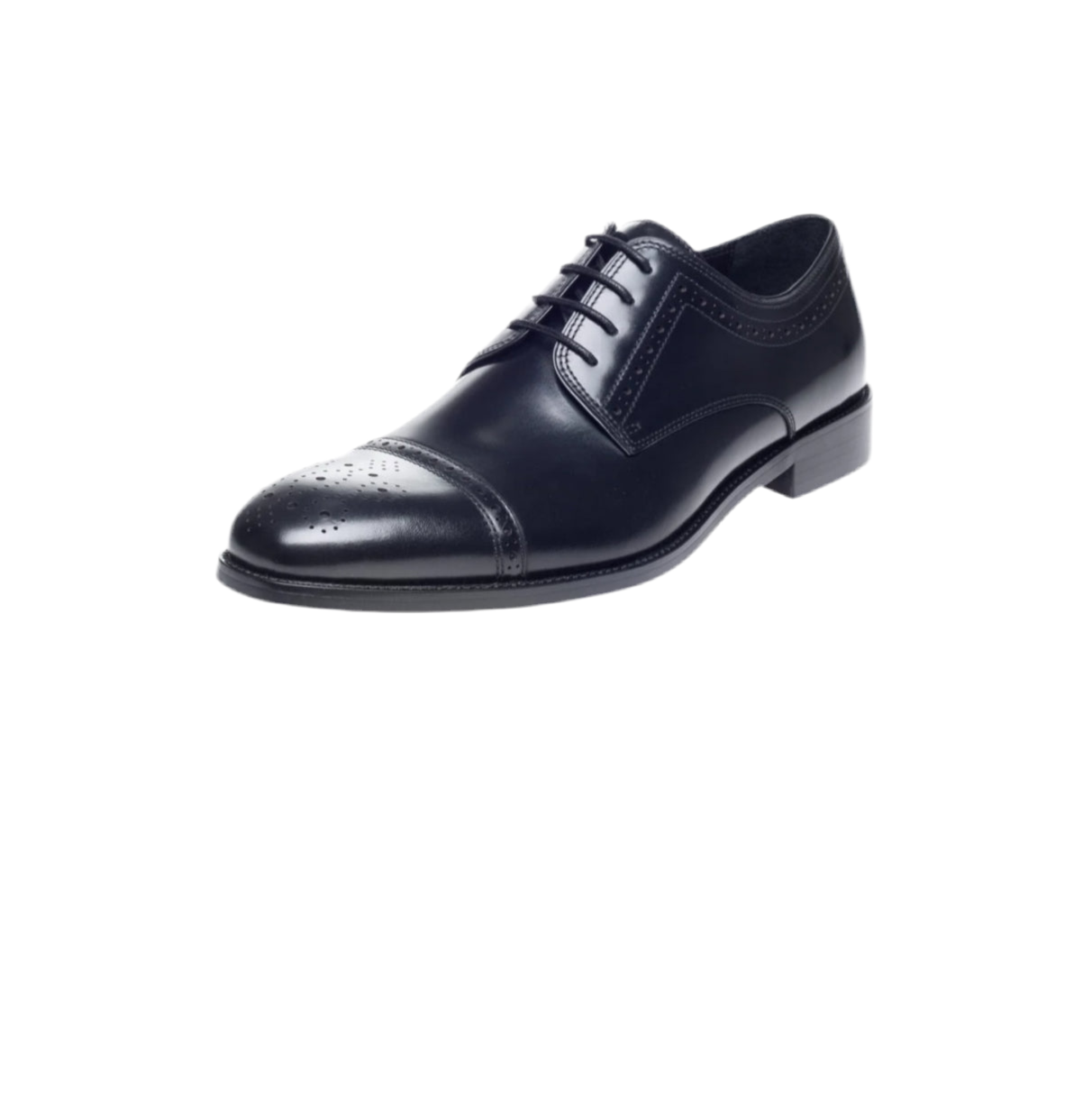 John white Lucan brogue - Colour Black