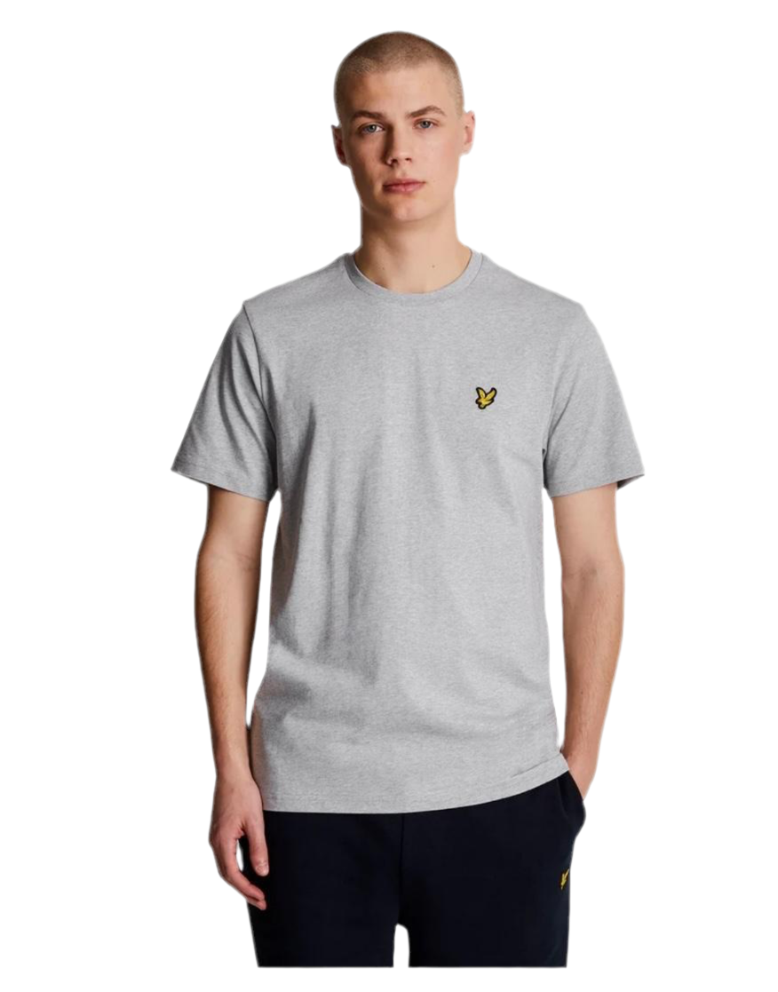 Lyle&Scott TS400VOG plain t shirt - Colour Light grey marl