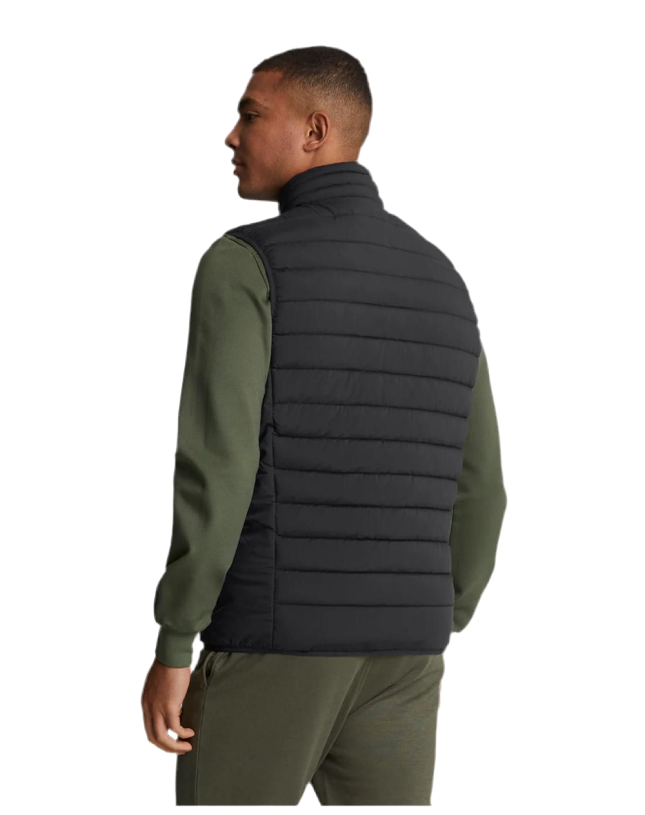 Lyle&Scott JK2186SP stretch lightweight quilted gillet - Colour jet black