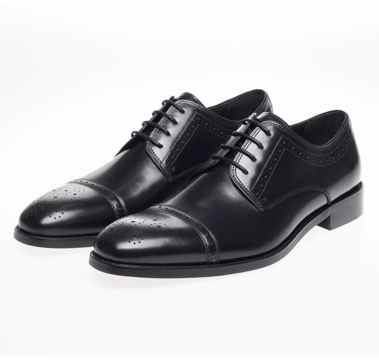 John white Lucan brogue - Colour Black