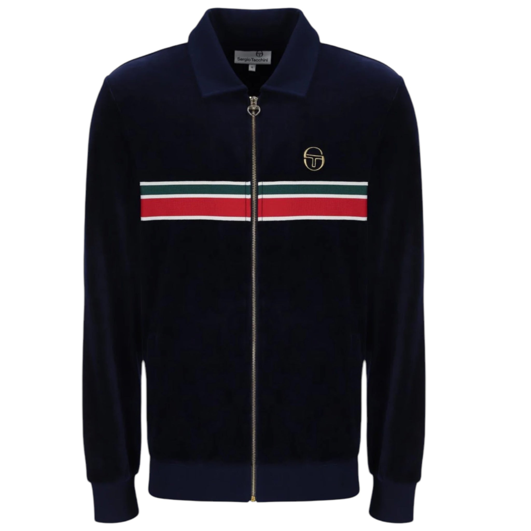 Sergio Tacchini 21128-225 Spencer velour track top - Colour Maritime blue