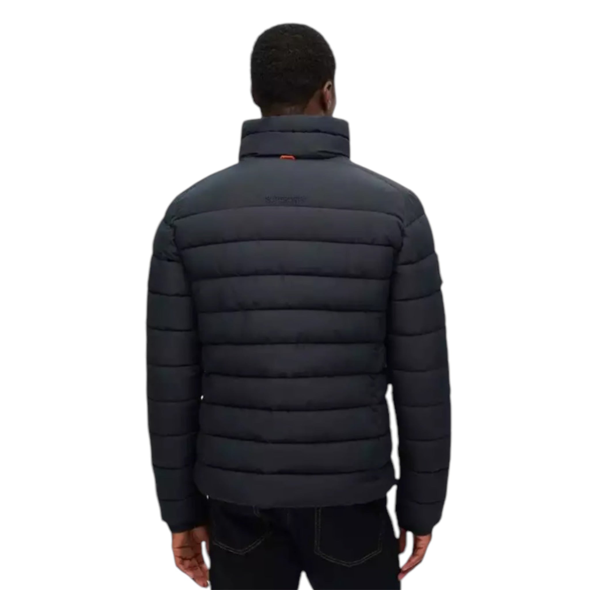 M5011911A - FUJI EMB PADDED JACKET - ECLIPSE  NAVY