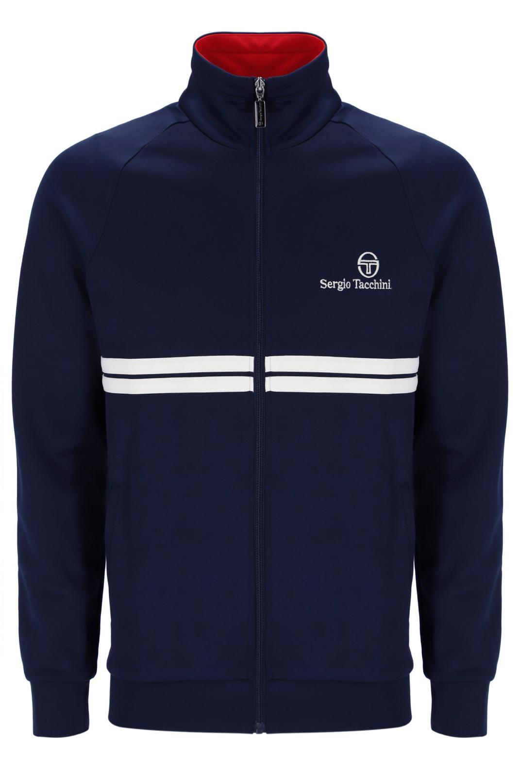 Sergio Tacchini 21139-210 New Dallas track top - Colour Maritime blue and rush white