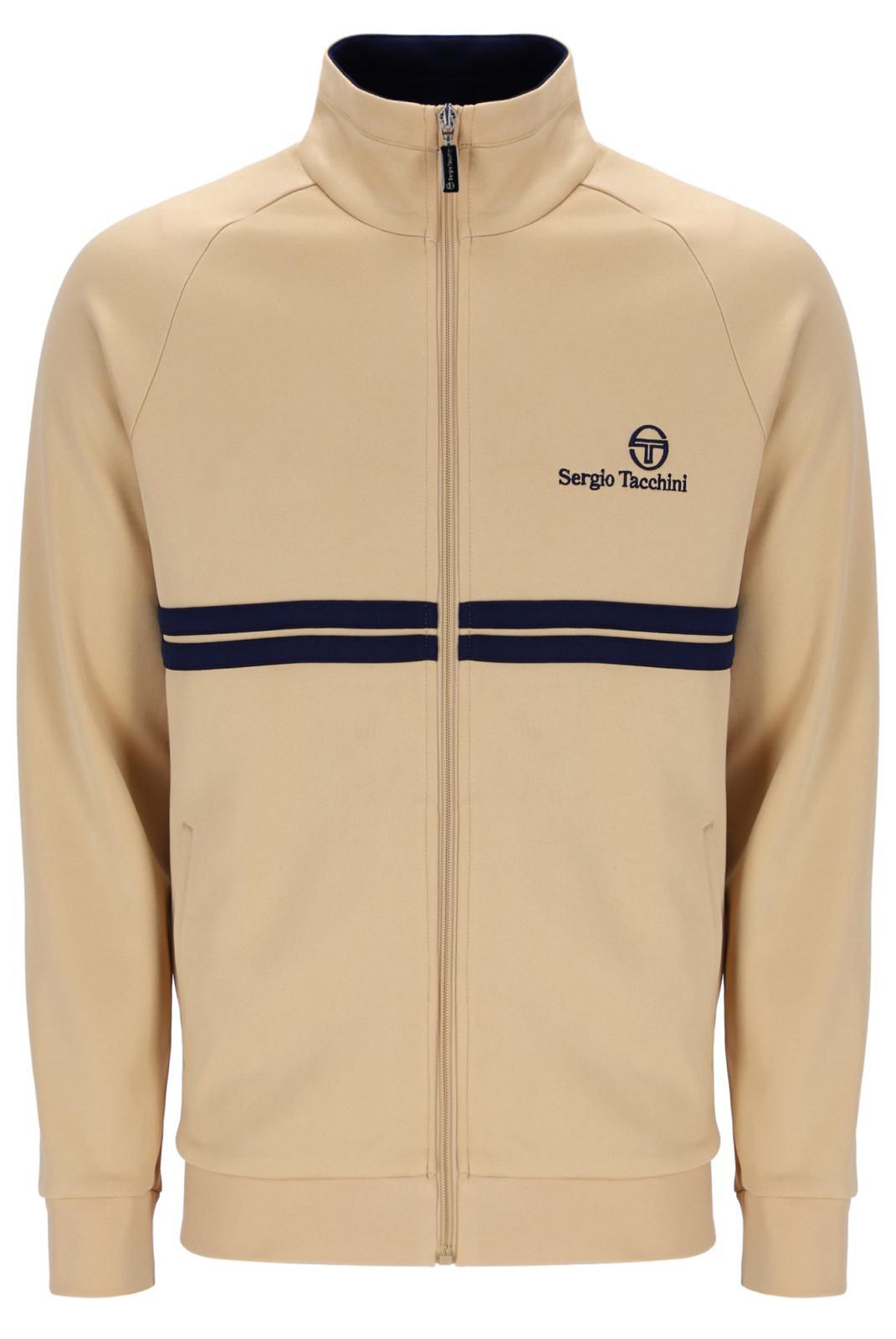 Sergio Tacchini 21139-823 New Dallas track top - Colour Latte, maritime blue