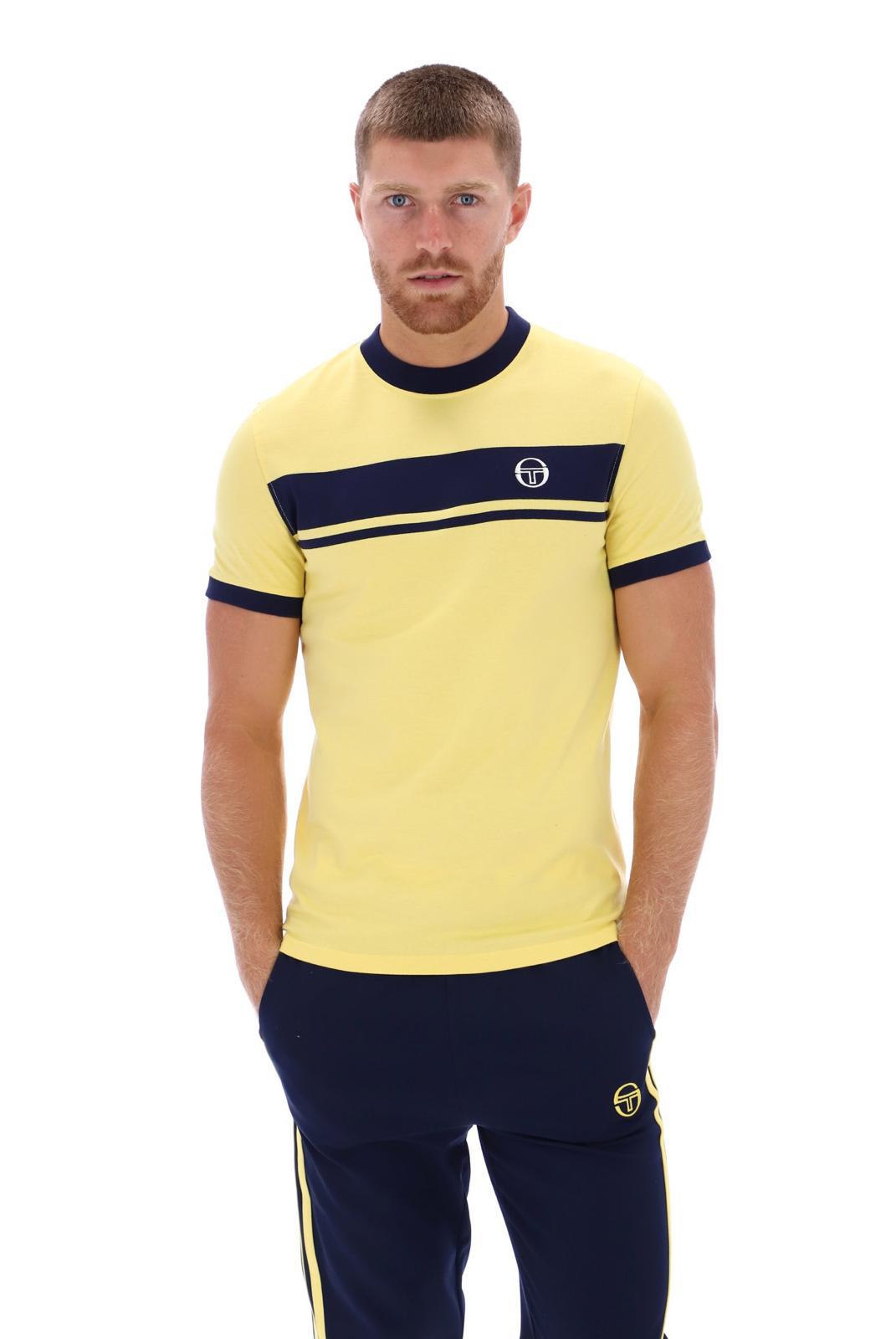 Sergio Tacchini  14593-0072 Master tee - Colour Lemon drop, maritime blue