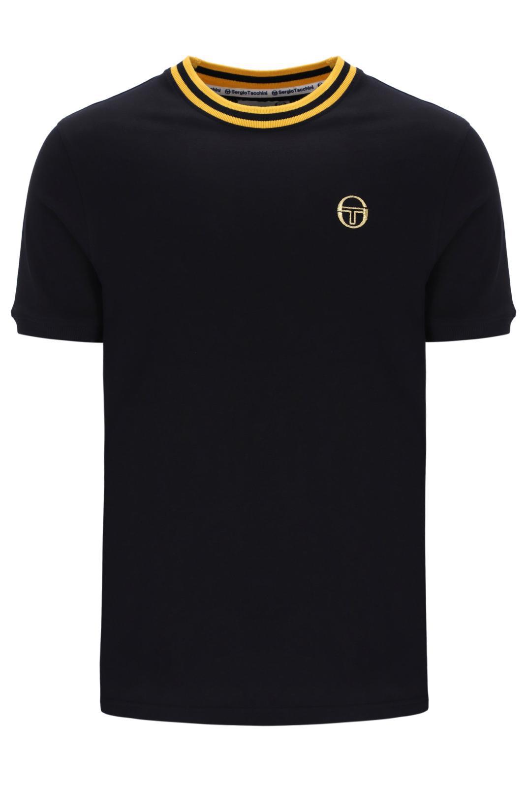 Sergio Tacchini 16208-905 Rainer Ss T-shirt Black/Gold