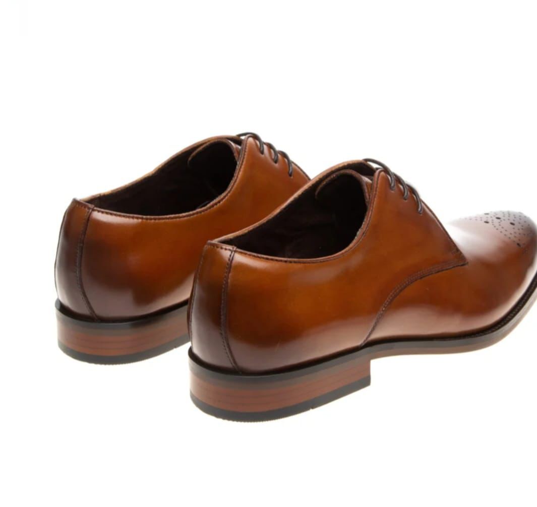 John white Romsey derby shoe - Colour Tan