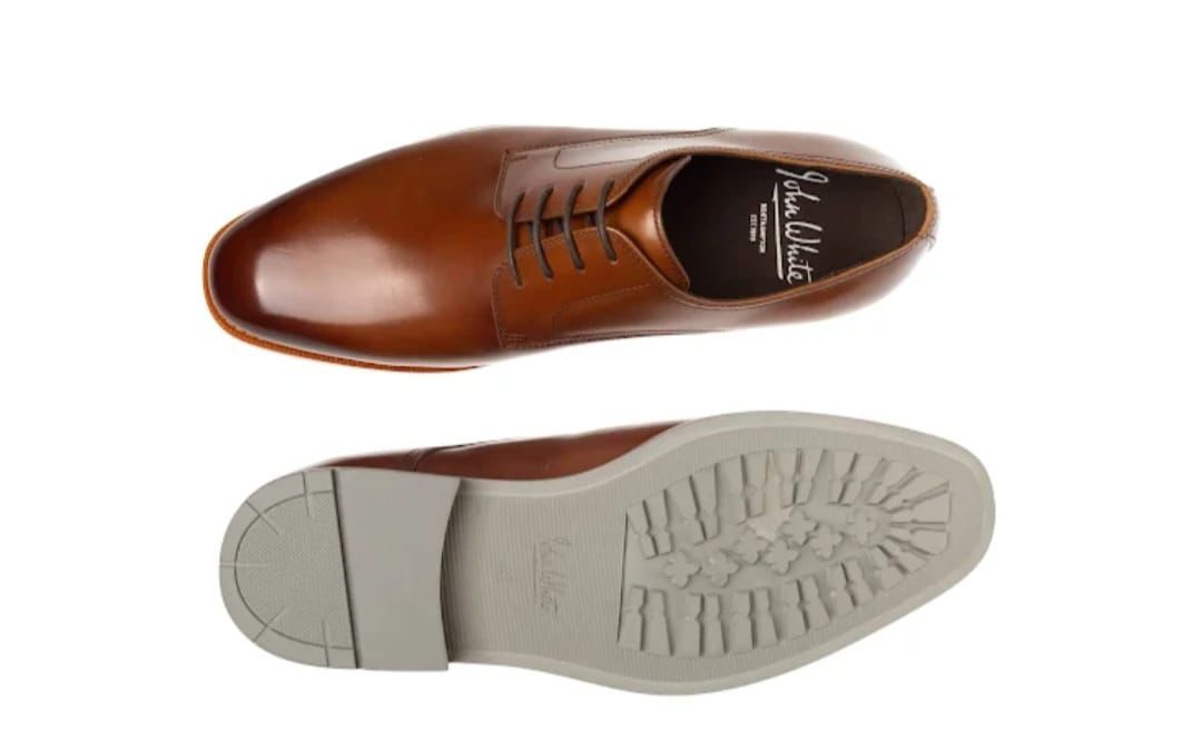 John white Lyon derby shoe - Colour Tan