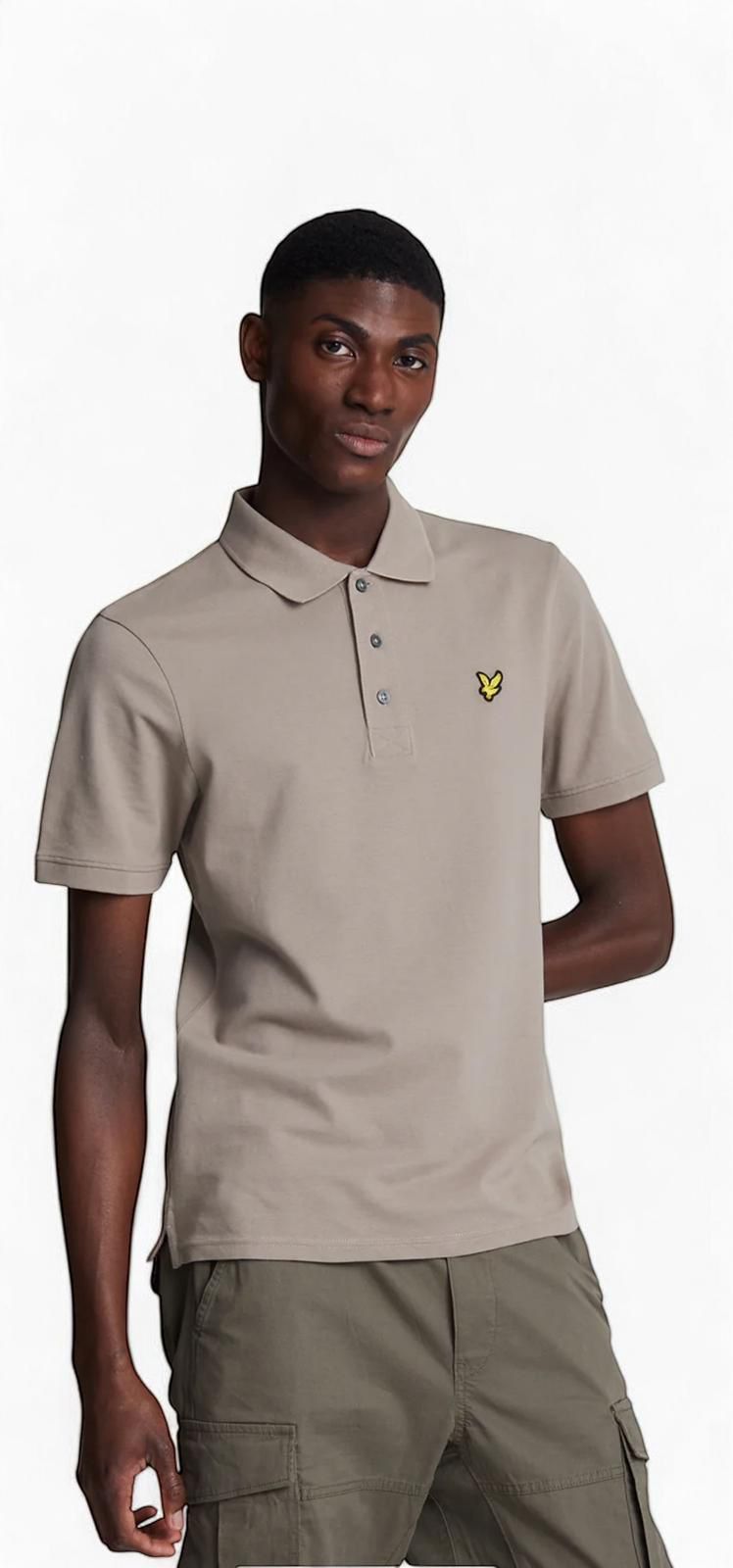 Lyle&Scott SP400VOG plain polo shirt - Colour Sage uniform