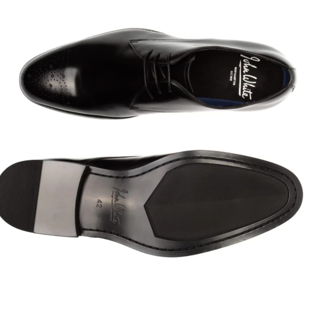 John white Romsey derby shoe - Colour Black